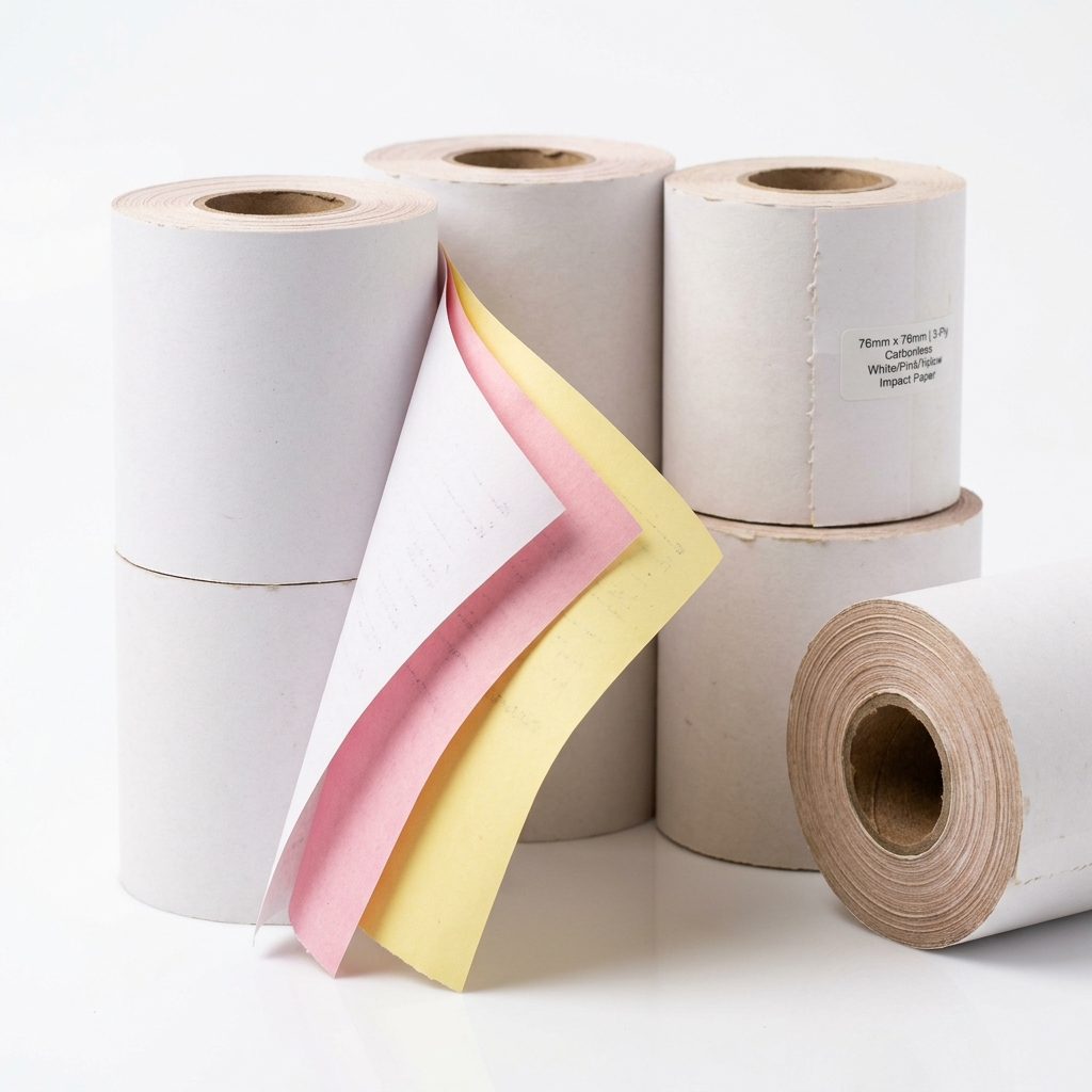 Credit Card/Till Rolls – 76mm x 76mm x 12.7mm 3ply – 20 Rolls
